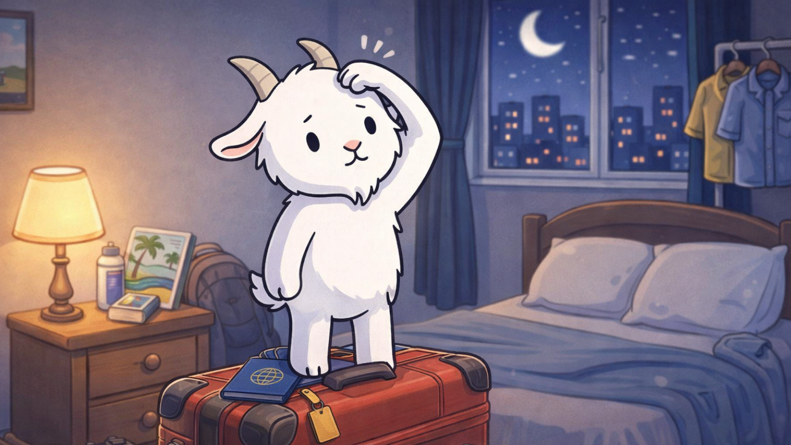 11 PM. Open Suitcase. No Idea What I'm Forgetting. | Indie App Catalog